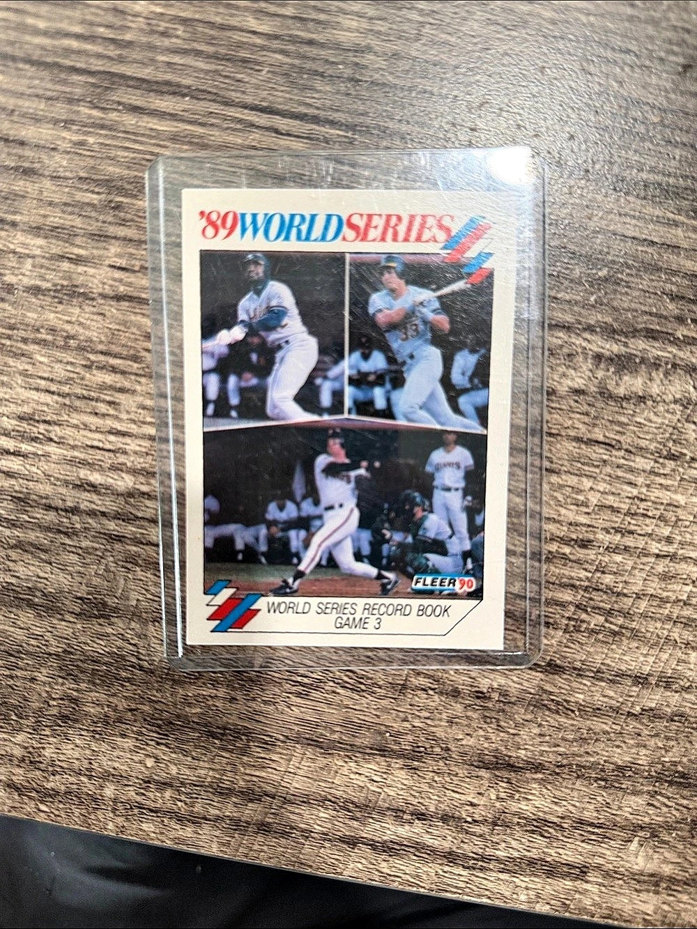 Fleer 1990 Fleer '89 World Series Rickey Henderson Baseball Cards